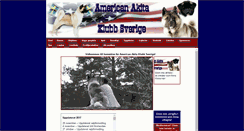 Desktop Screenshot of americanakitaklubbsverige.se