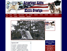 Tablet Screenshot of americanakitaklubbsverige.se